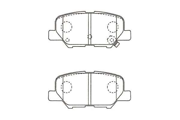 Brake Pad Set, disc brake (BP-5562)