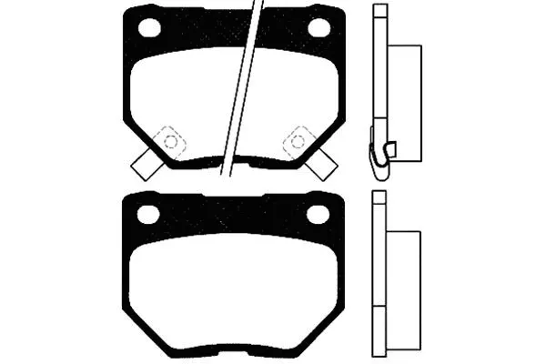 Brake Pad Set, disc brake (BP-6548)