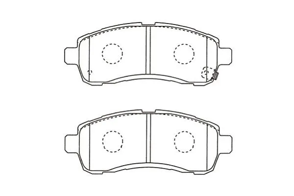 Brake Pad Set, disc brake (BP-4576)