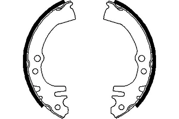 Brake Shoe Set (BS-1910)