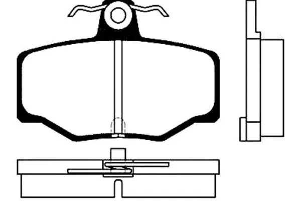 Brake Pad Set, disc brake (BP-6547)