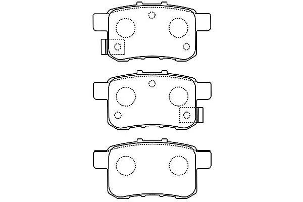 Brake Pad Set, disc brake (BP-2057)