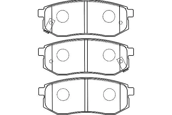 Brake Pad Set, disc brake (BP-3035)