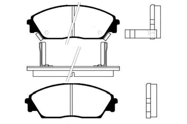 Brake Pad Set, disc brake (BP-2011)