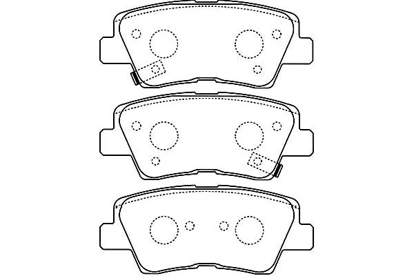 Brake Pad Set, disc brake (BP-3034)