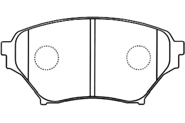 Brake Pad Set, disc brake (BP-4562)