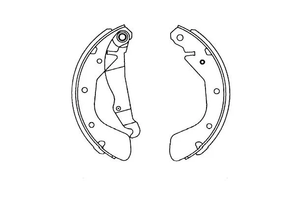 Brake Shoe Set (KBS-1408)