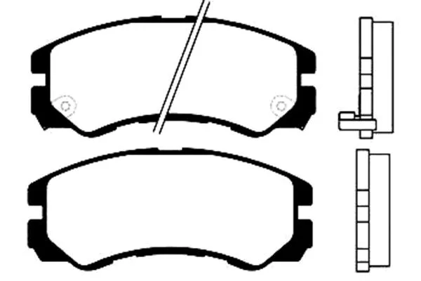Brake Pad Set, disc brake (BP-3501)