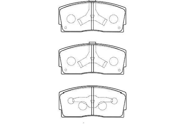Brake Pad Set, disc brake (BP-1517)