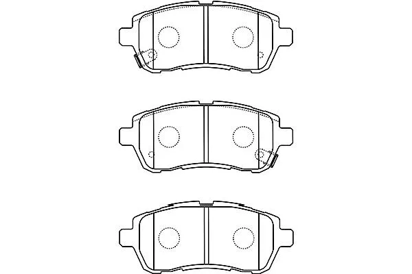 Brake Pad Set, disc brake (BP-1519)