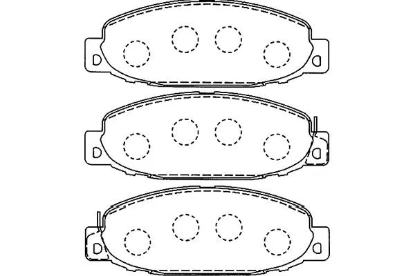 Brake Pad Set, disc brake (BP-5536)