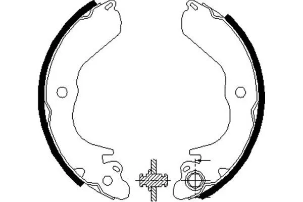 Brake Shoe Set (BS-6408)