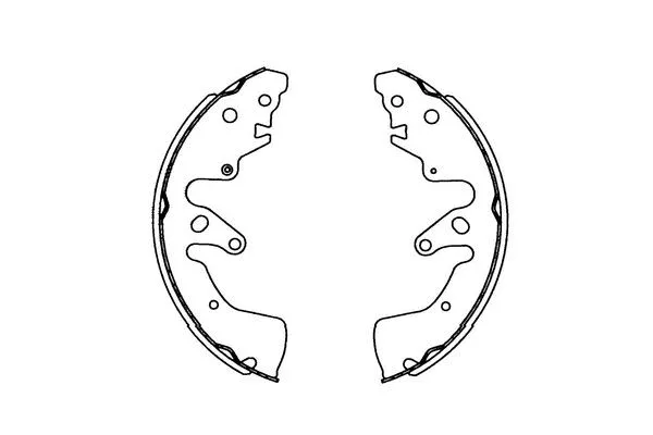 Brake Shoe Set (KBS-8901)
