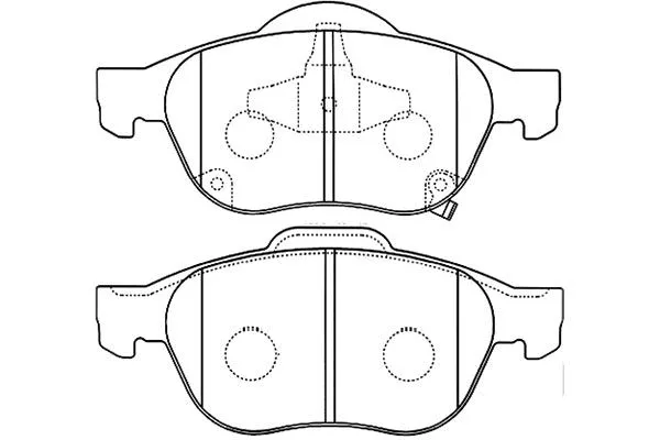 Brake Pad Set, disc brake (BP-9080)