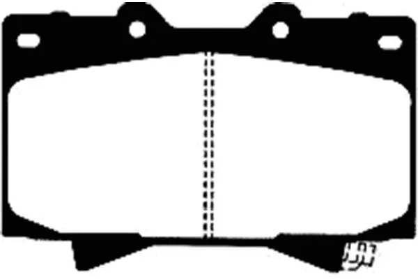 Brake Pad Set, disc brake (BP-9040)