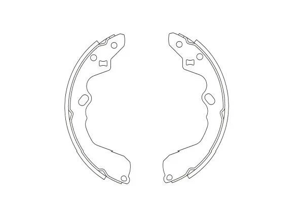Brake Shoe Set (BS-4412)