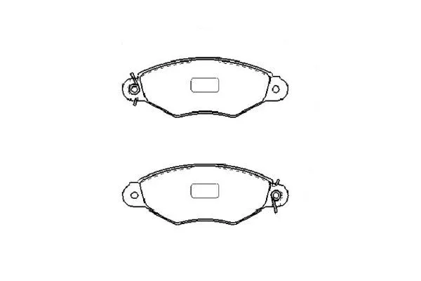 Brake Pad Set, disc brake (KBP-6608)