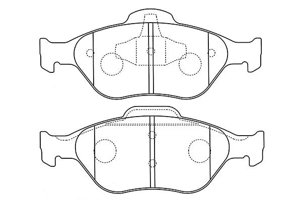 Brake Pad Set, disc brake (BP-4567)