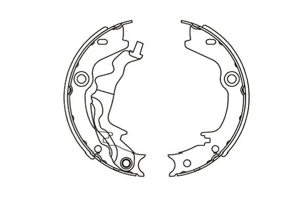 Brake Shoe Set, parking brake (KBS-3416)