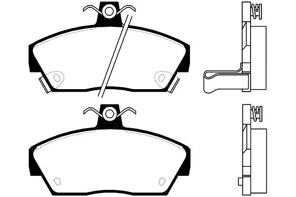 Brake Pad Set, disc brake (BP-2013)