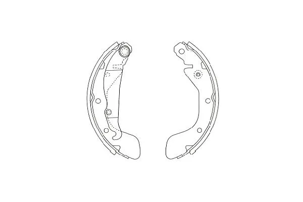 Brake Shoe Set (BS-1405)