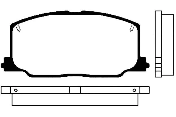 Brake Pad Set, disc brake (BP-9012)