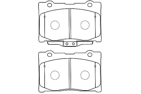 Brake Pad Set, disc brake (BP-2052)