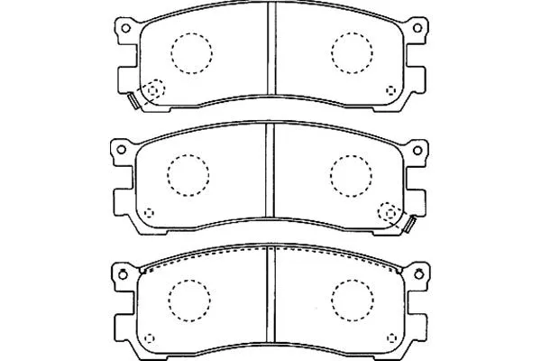 Brake Pad Set, disc brake (BP-4552)