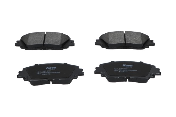 Brake Pad Set, disc brake (KBP-9161)