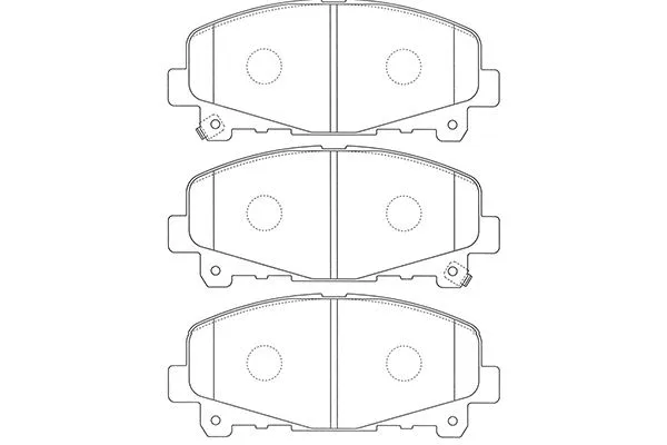 Brake Pad Set, disc brake (BP-2060)