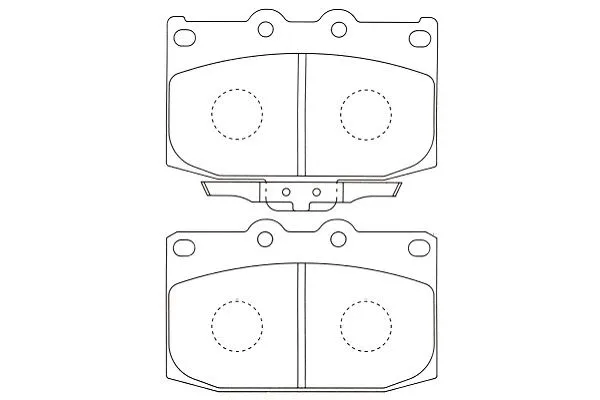Brake Pad Set, disc brake (BP-4530)