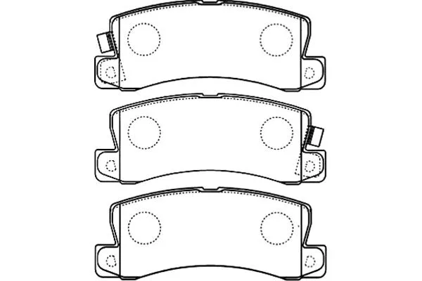 Brake Pad Set, disc brake (BP-9094)