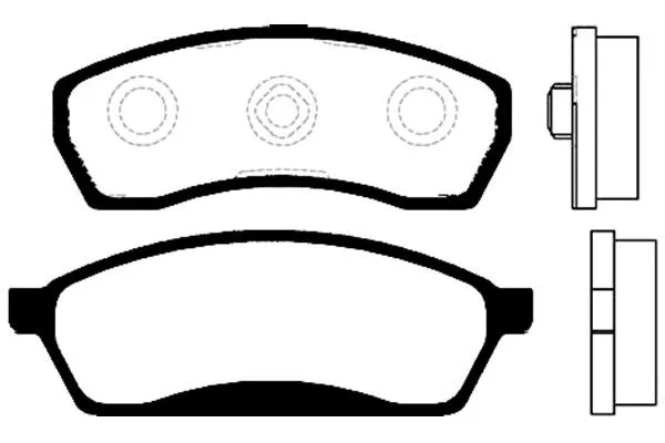 Brake Pad Set, disc brake (BP-8009)