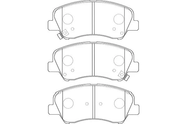 Brake Pad Set, disc brake (BP-4026)