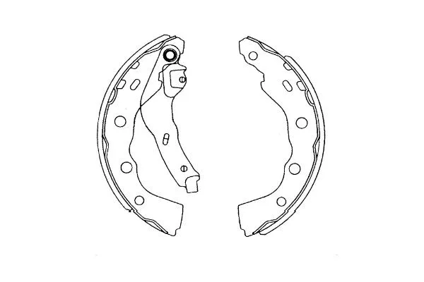 Brake Shoe Set (KBS-6415)