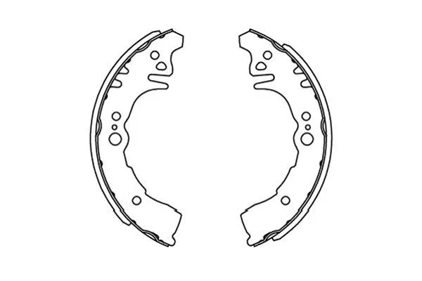 Brake Shoe Set (KBS-9917)