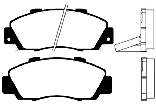 Brake Pad Set, disc brake (BP-2019)