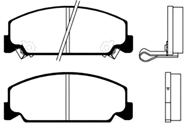 Brake Pad Set, disc brake (BP-2014)