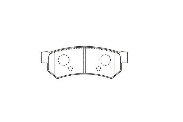 Brake Pad Set, disc brake (BP-1019)