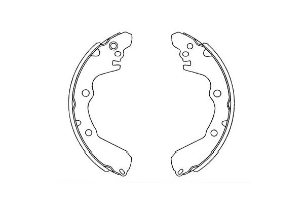 Brake Shoe Set (KBS-6405)