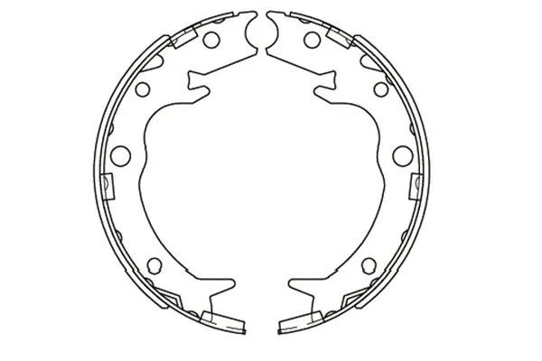 Brake Shoe Set, parking brake (KBS-2908)