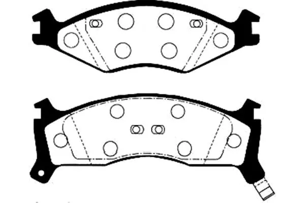 Brake Pad Set, disc brake (BP-4000)