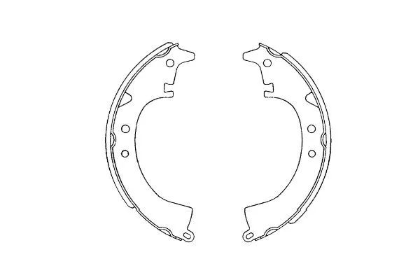Brake Shoe Set (KBS-9921)