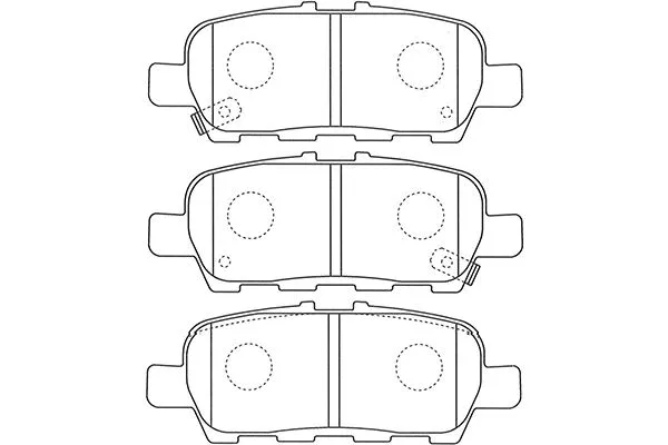 Brake Pad Set, disc brake (BP-6605)