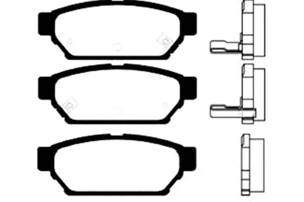 Brake Pad Set, disc brake (BP-5523)