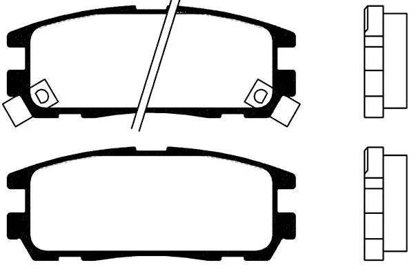Brake Pad Set, disc brake (BP-3503)
