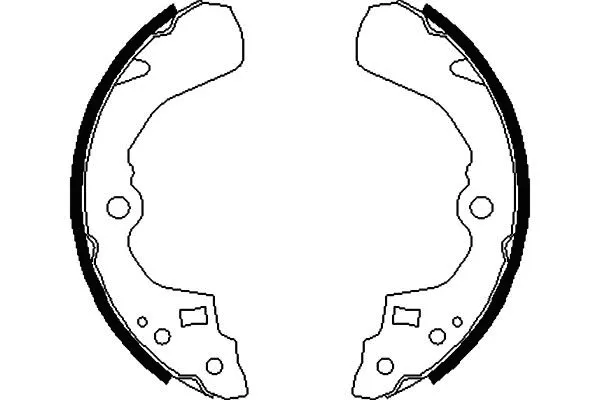 Brake Shoe Set (BS-8907)