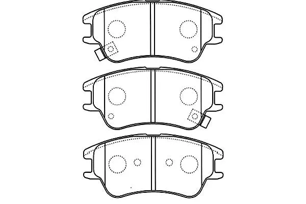 Brake Pad Set, disc brake (BP-3027)