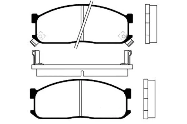Brake Pad Set, disc brake (BP-4514)