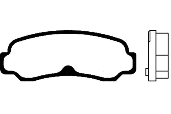 Brake Pad Set, disc brake (BP-9047)